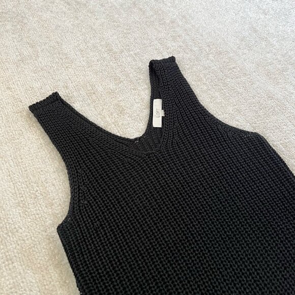 LOFT Black V Neck Sleeveless Sweater Vest S - Picture 3 of 8